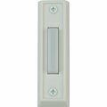 Heath-Zenith Wired White Plastic LED Lighted Doorbell Push-Button SL-315-1-00